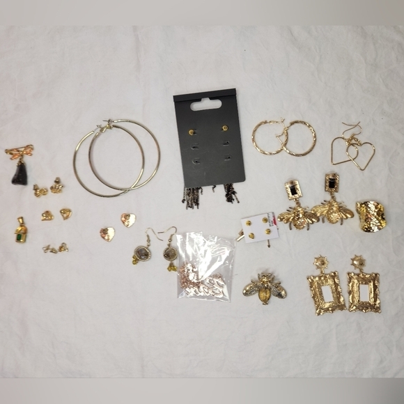 LOT gold costume jewelry - Picture 2 of 7